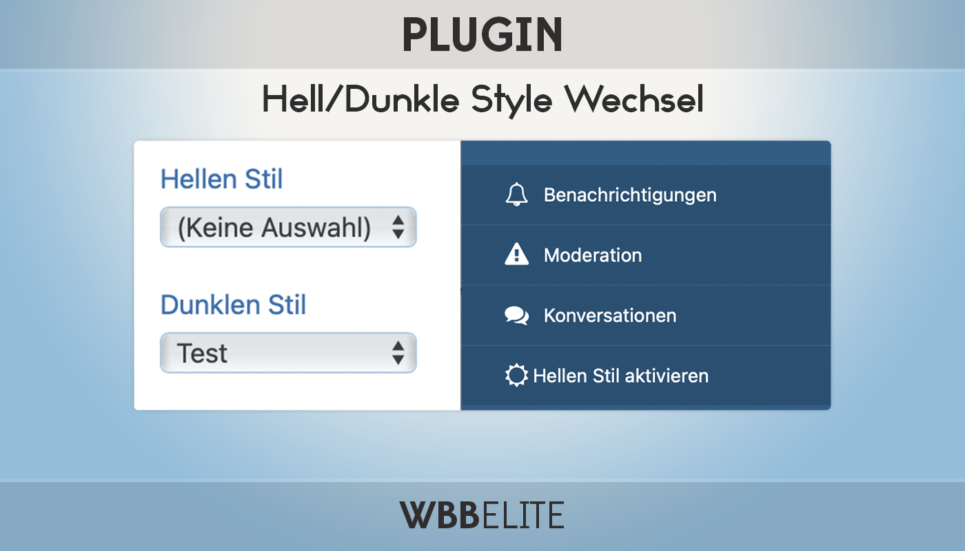 Hell/Dunkle Style Wechsel