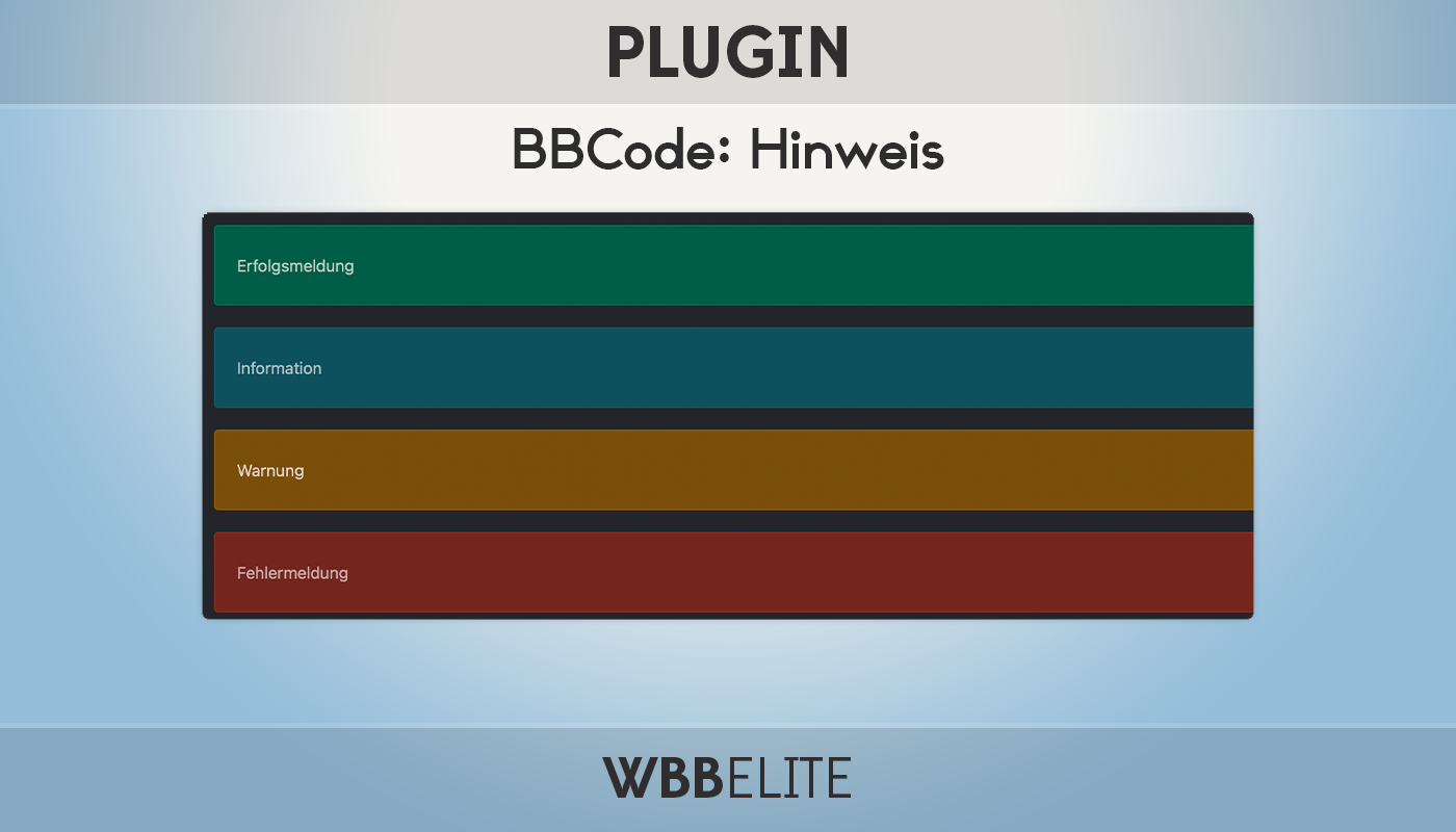 BB-Code: Hinweis