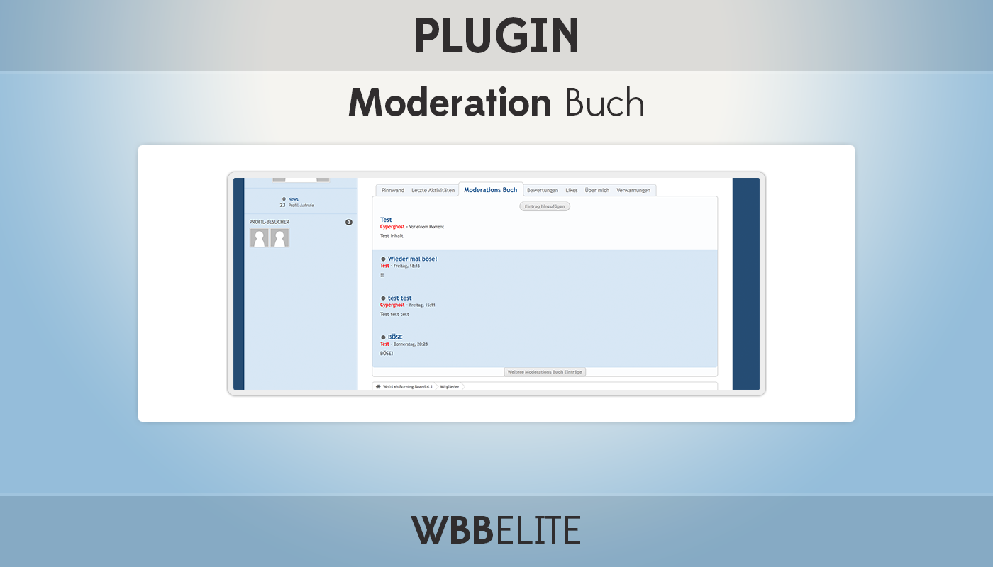 Moderationsbuch